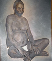 Bhagawan Nityananda watercolor painting