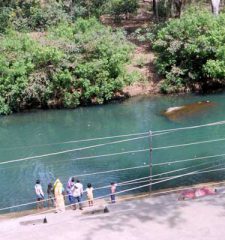 River Mandakini. Maha Sati Anusuya performed hard and intensive austerities and got the river Mandakini down on earth.