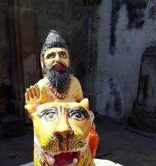 New idol outside the Changdev temple